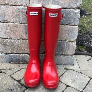 ☔️Hunter tall rain boots